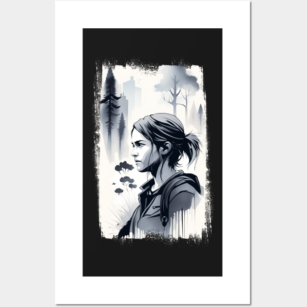 Ellie TLOU Wall Art by alessiob